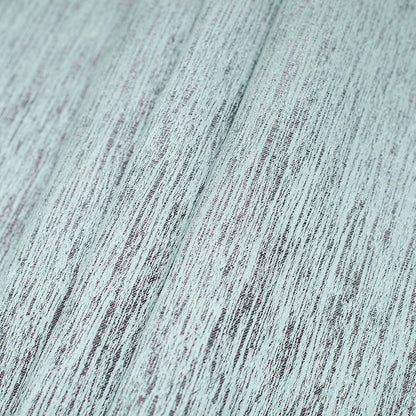 Spa Blue Striated Woven Brocade Folded