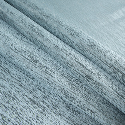 Sky Blue Striated Woven Brocade - Folded