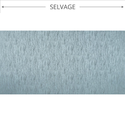 Sky Blue Striated Woven Brocade - Full