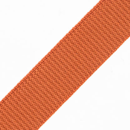 Orange Stretch Grosgrain - 0.625 - Detail