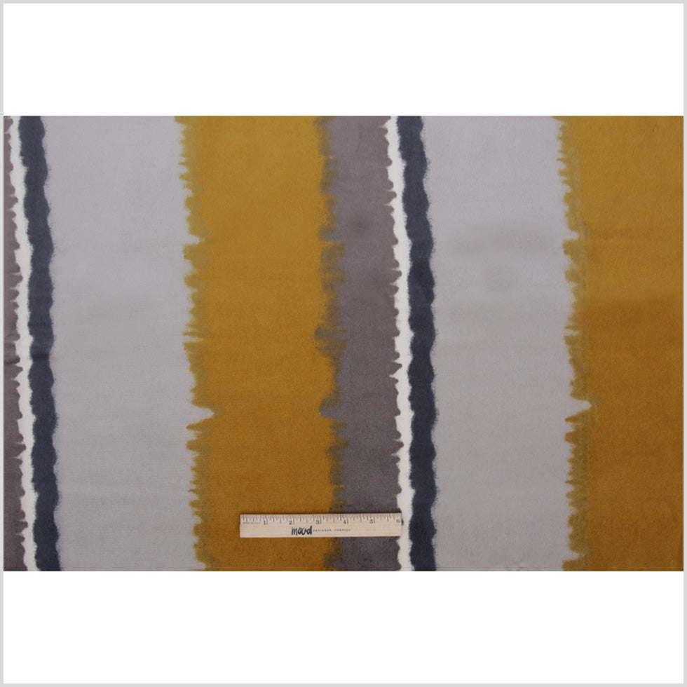 Sahara Abstract Stripes Cotton-Modal Velvet Print - Full