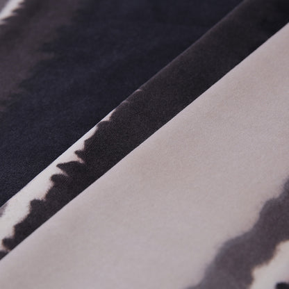 Shadow Abstract Stripes Cotton-Modal Velvet Print - Folded