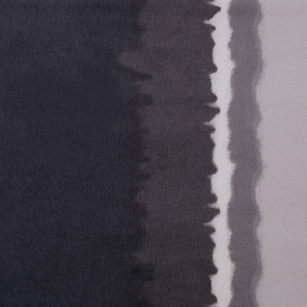 Shadow Abstract Stripes Cotton-Modal Velvet Print - Detail