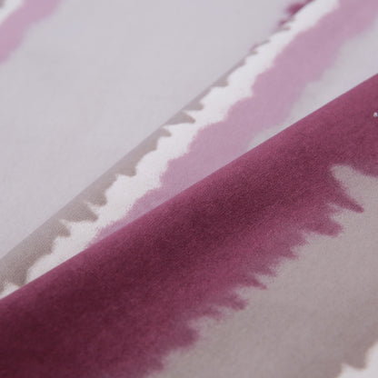 Orchid Abstract Stripes Cotton-Modal Velvet Print Folded