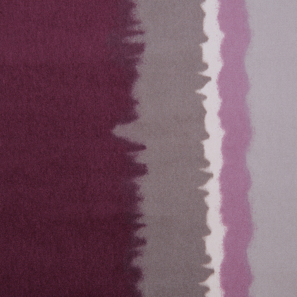 Orchid Abstract Stripes Cotton-Modal Velvet Print Detail