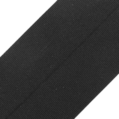 Black Stretch Fold Over Grosgrain - 3.125" Detail