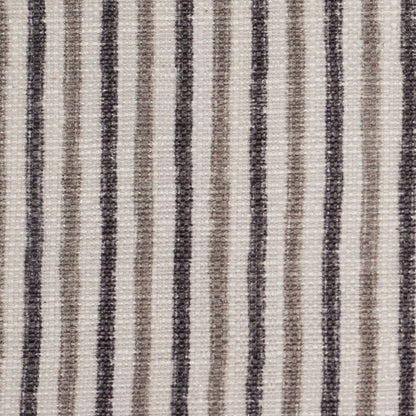 Spanish Gray Striped Poly/Cotton Canvas Detail