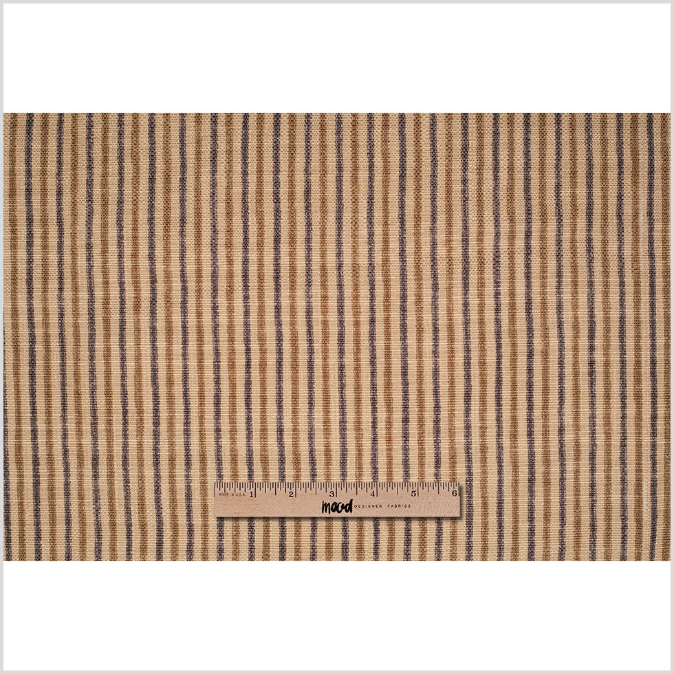 Spanish Gold Striped Poly/Cotton Canvas - Full