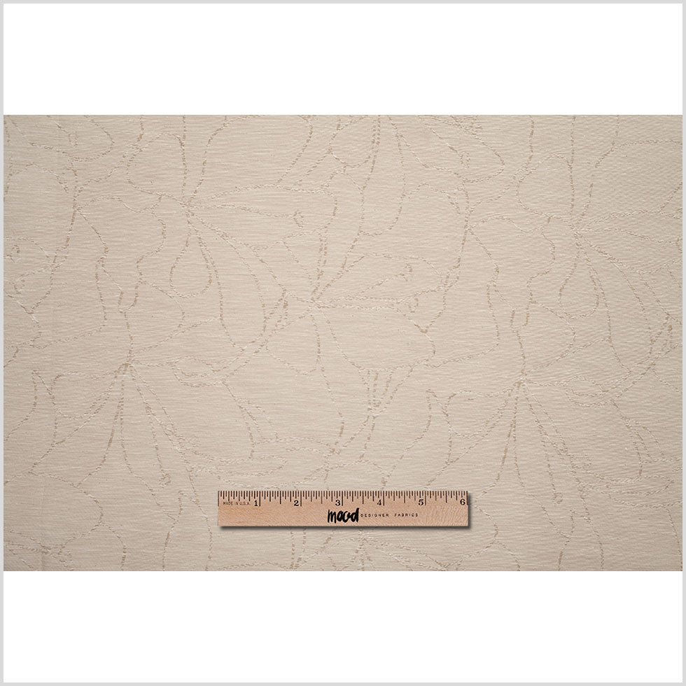 Spanish Sand Floral Poly Blended Woven Full