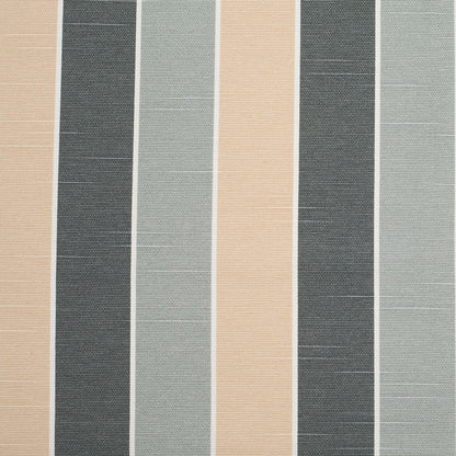 Spanish Gray-1 Striped Poly-Cotton Woven