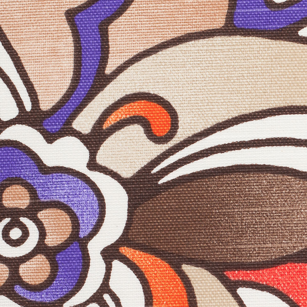 Spanish Multi-Color Floral Woven Detail