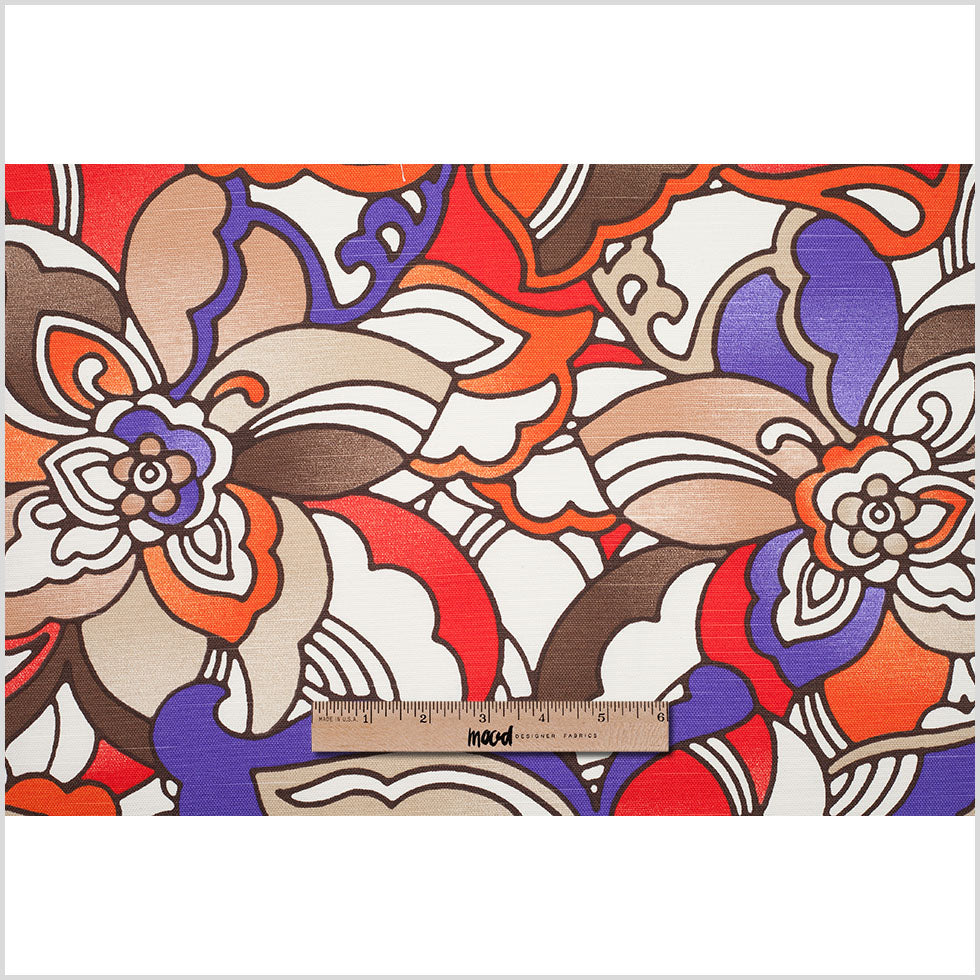Spanish Multi-Color Floral Woven Full