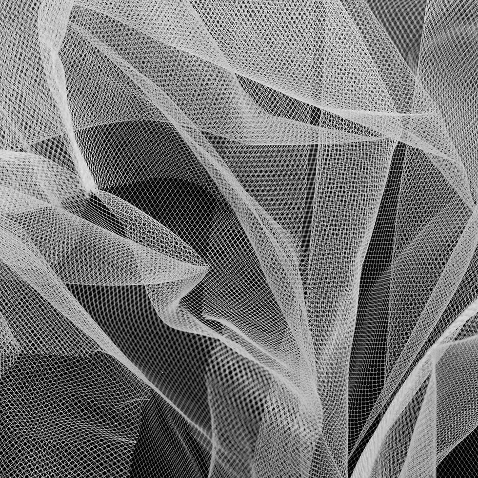 Light Silver Nylon Tulle