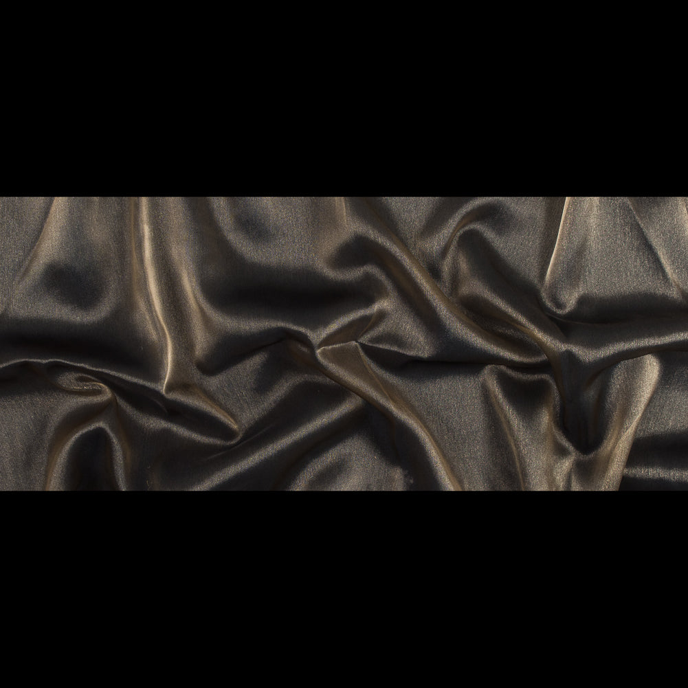 Gold Iridescent Nylon Organza Folded