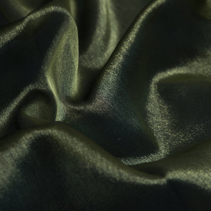 Olive Iridescent Nylon Organza - Full