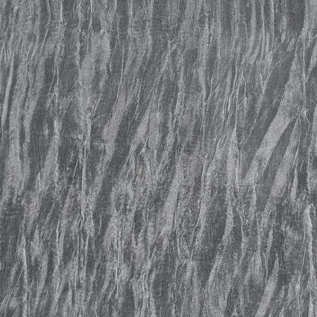Silver Crushed Nylon Organza