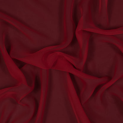 Red Polyester Chiffon