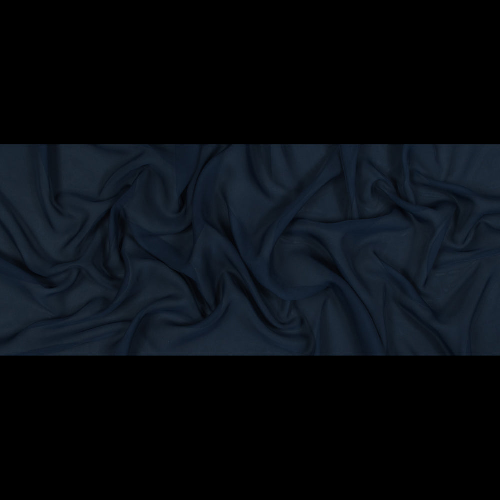 Polyester Chiffon - Navy - Regina Collection Folded