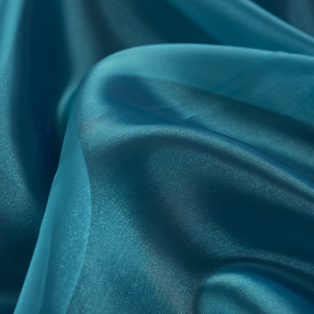Iridescent Polyester Organza - Jade Full