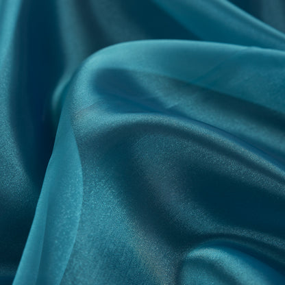 Iridescent Polyester Organza - Jade Full