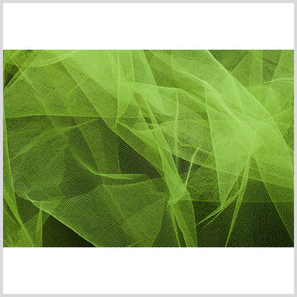 Citrus Wide Nylon Tulle - Folded