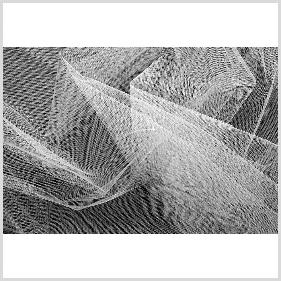 Nylon Tulle 108" - Light Silver - Pavlova Wide Collection Full
