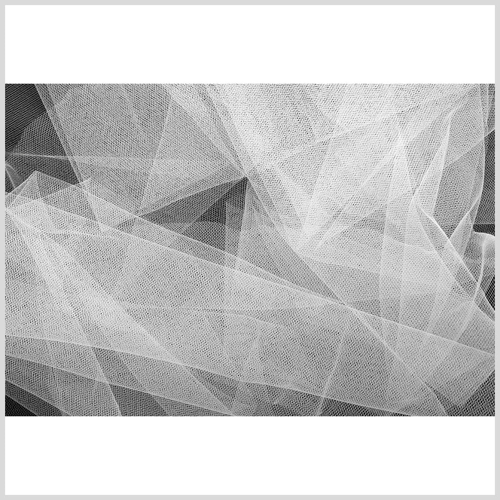 Nylon Tulle 108" - White - Pavlova Wide Collection Full