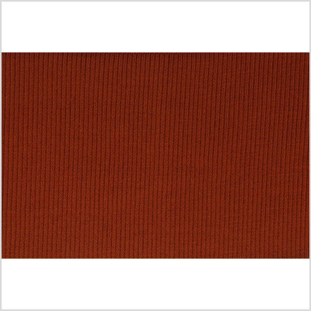 Texas Orange Rib Knit Trim - 7" x 38"