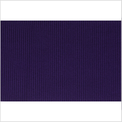 Purple Rib Knit Trim - 7" x 38"