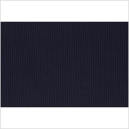 True Navy Rib Knit Trim - 7 x 38