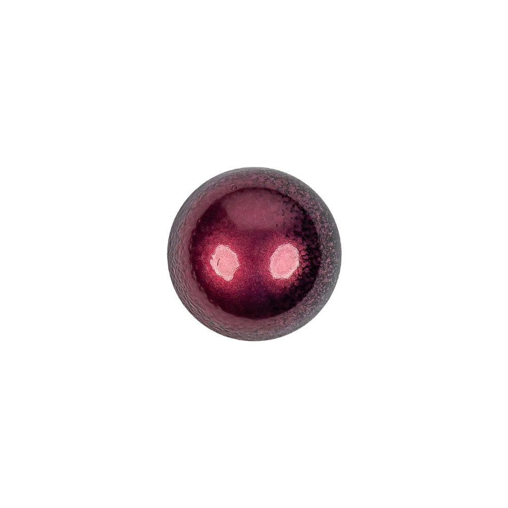 Italian Metallic Purple Shank Back Button - 20L/12.5mm