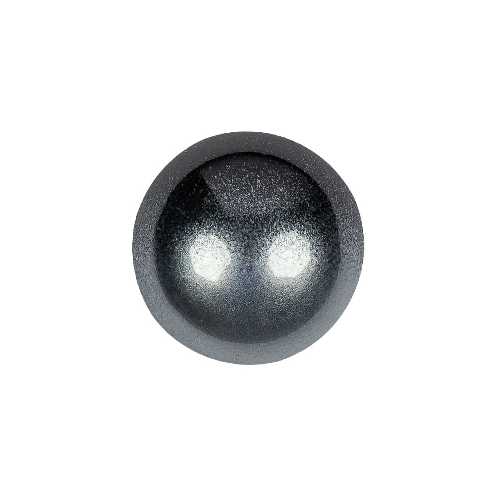 Metallic Silver Button - 32L/20mm
