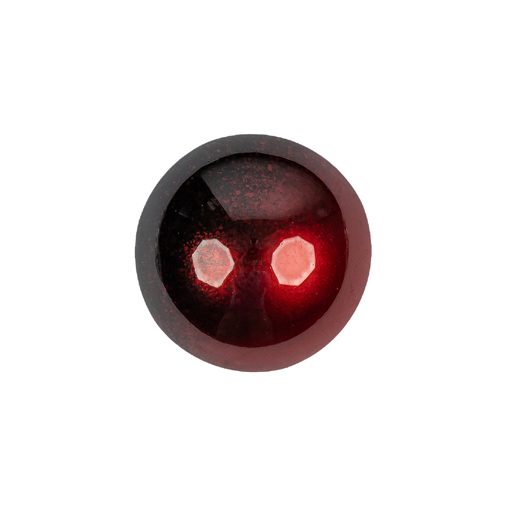 Metallic Red Button - 32L/20mm