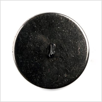 Black Zamac Button - 36L/23mm - Detail