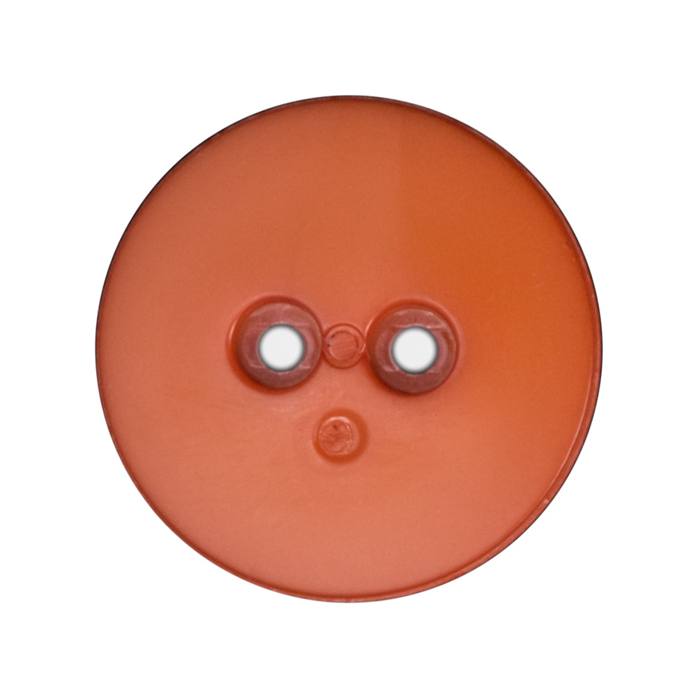 Orange Plastic Button - 44L/28mm
