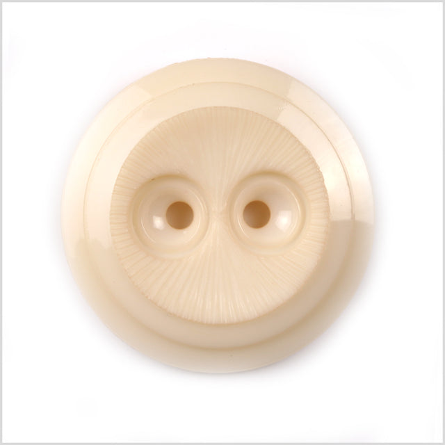 Ivory Plastic Button - 54L/34mm