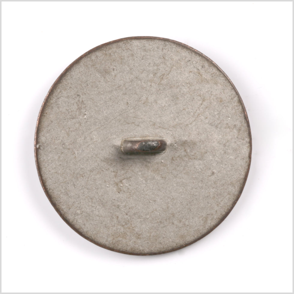Silver Coin Metal Shank Back Button - 36L/23mm Detail