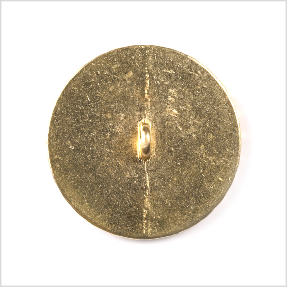 Black/Gold Metal Button - 44L/28mm - Detail