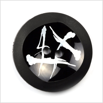 Nat Pastic Button - 36L/23mm