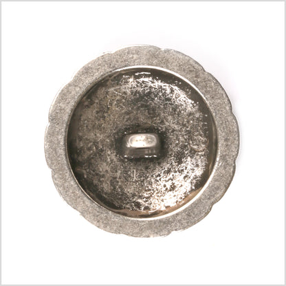 Beige and Black Metal Blazer Crest Button - 24L/15mm Detail