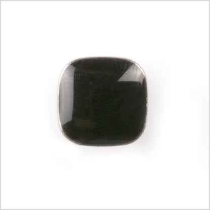 Black/Silver Square Button - 14L/9mm