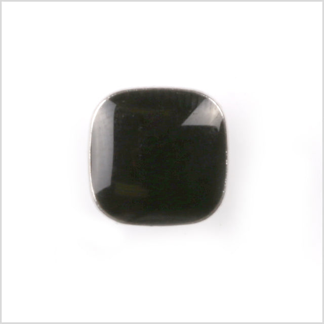 Black/Silver Square Button - 18L/11.5mm