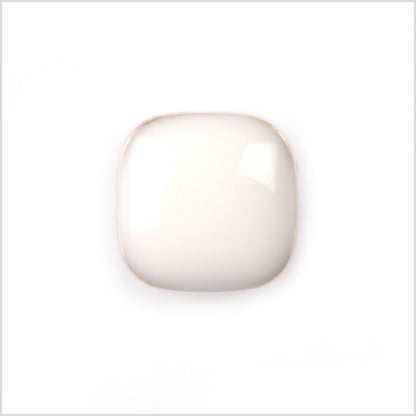 White/Gold Square Button - 14L/9mm