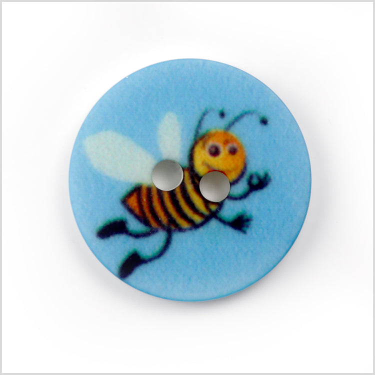 template--25130090922057__main-Blue Kids Bumblebee Button - 24L/15mm