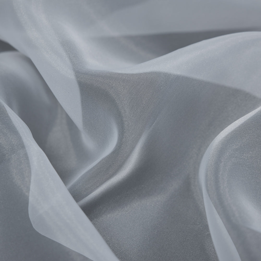 White 2-Ply Polyester Organza - Full