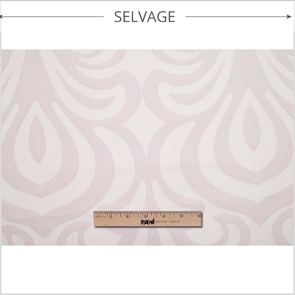 Spanish Pink Damask Cotton-Polyester Full