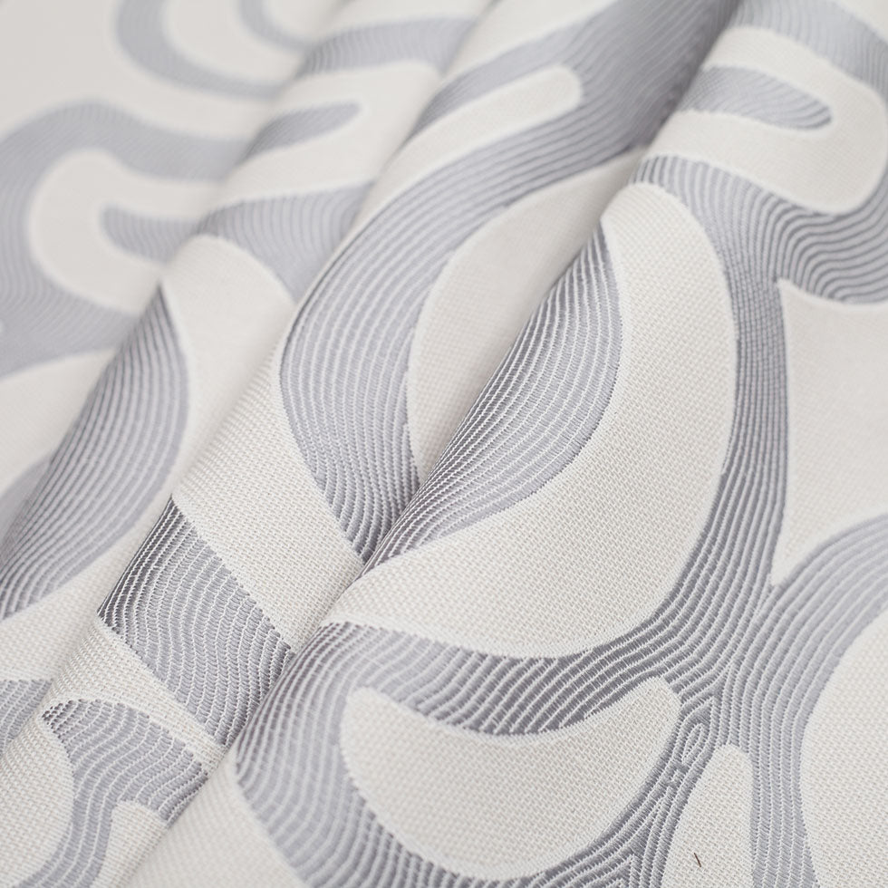 Spanish Plata Damask Cotton-Polyester - Folded