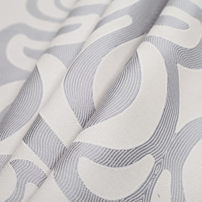 Spanish Plata Damask Cotton-Polyester - Folded
