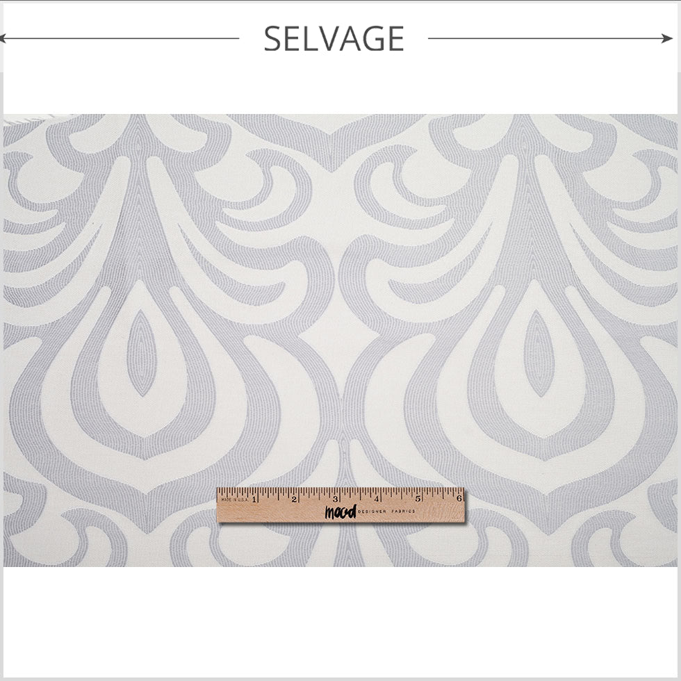 Spanish Plata Damask Cotton-Polyester - Full