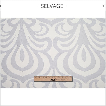 Spanish Plata Damask Cotton-Polyester - Full